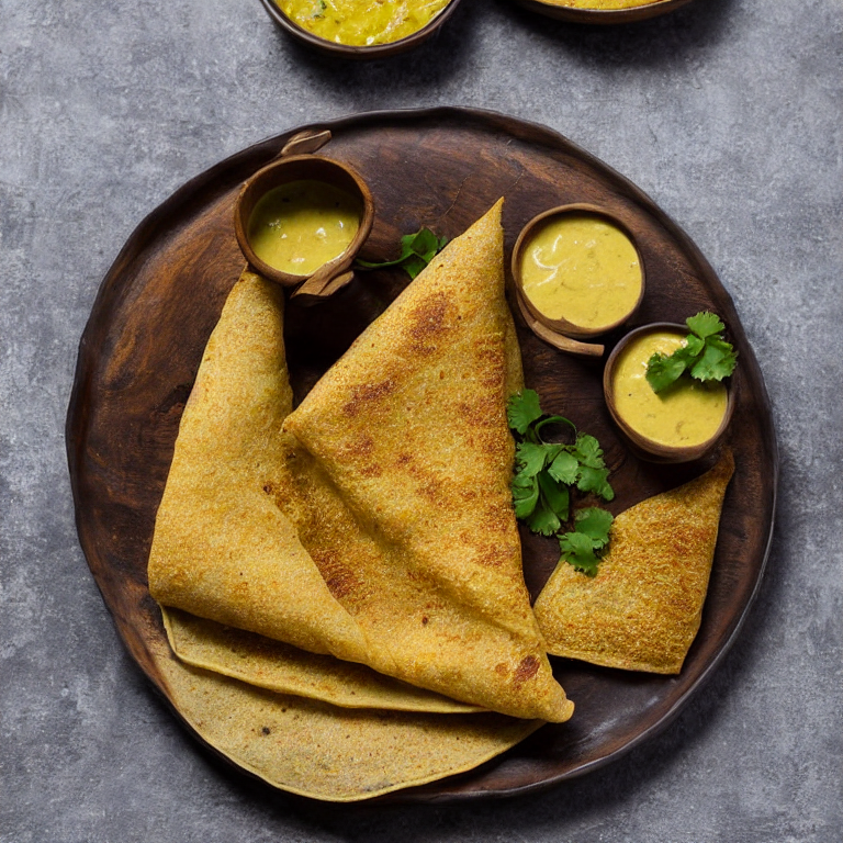 Crispy masala dosa
